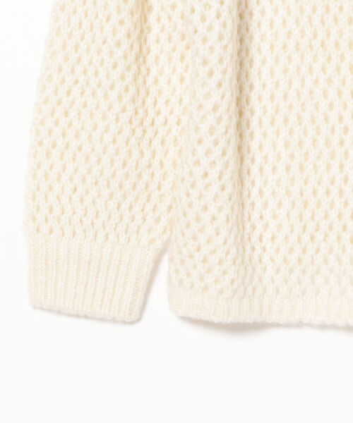 Ray BEAMS（レイビームス）の「Ray BEAMS / 3G メッシュ編み クルーネック ニット（ニット/セーター・レディース・ロイヤルブルー/オフホワイト・ONE SIZE）」の19枚目の写真