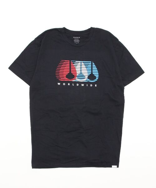 NIXON(ニクソン)の「【NIXON/ニクソン】Champ S/S Tee(Tシャツ/カットソー・メンズ・ホワイト/ブラック・MEDIUM/LARGE/X-LARGE/SMALL)」の4枚目の写真