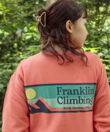 【Franklin Climbing/フランクリンクライミング】ロゴスウエット バックプリント