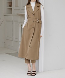 INED CLARO | エステルストレッチジレワンピース【セットアップ対応】(ワンピース)