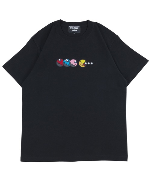 MEDICOM TOY LIFE ENTERTAINMENT(メディコムトイライフエンターテイメント)の「MLE PAC-MAN × GRAFFLEX TEE “PAC-MAN × GRAFFLEX 03”(Tシャツ/カットソー・メンズ・ホワイト/ブラック・SMALL/MEDIUM/LARGE/X-LARGE/XX-LARGE)」の2枚目の写真