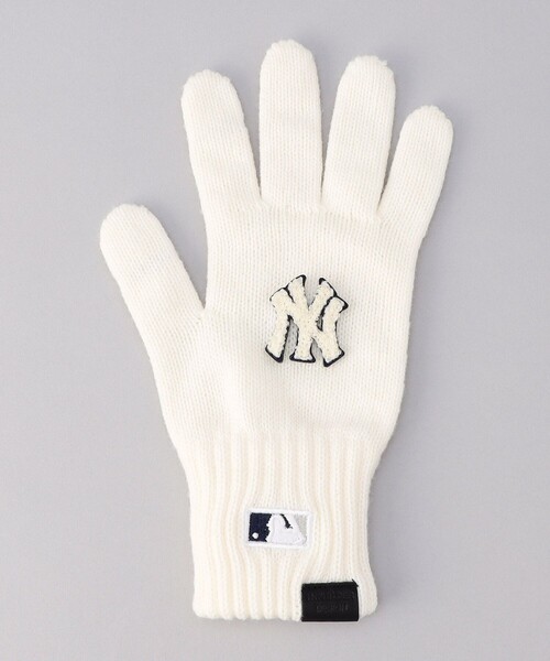 FREAK'S STORE(フリークスストア)の「MLB × FREAK'S STORE/エムエルビー/メジャーリーグベースボール 別注MLB GLOVE/別注エムエルビーグローブ(手袋・レディース・ピンク/オフホワイト/ネイビー・ONE SIZE)」の11枚目の写真