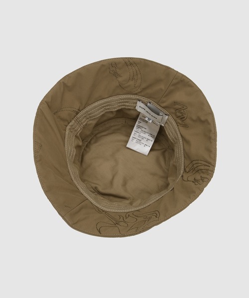 Feng Chen Wang（フェン・チェン・ワン）の「Quilted bucket hat（ハット・メンズ・カーキ・ONE SIZE）」の3枚目の写真