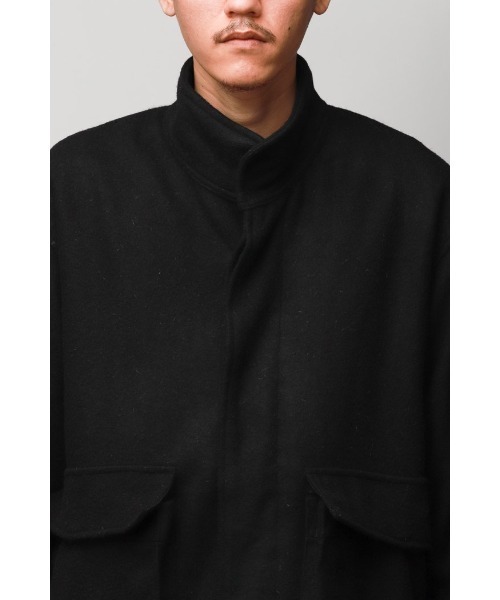 Badhiya ウールメルトンコート Badhiya（バディ―ヤ）の「BELTED COAT - wool melton（ステン