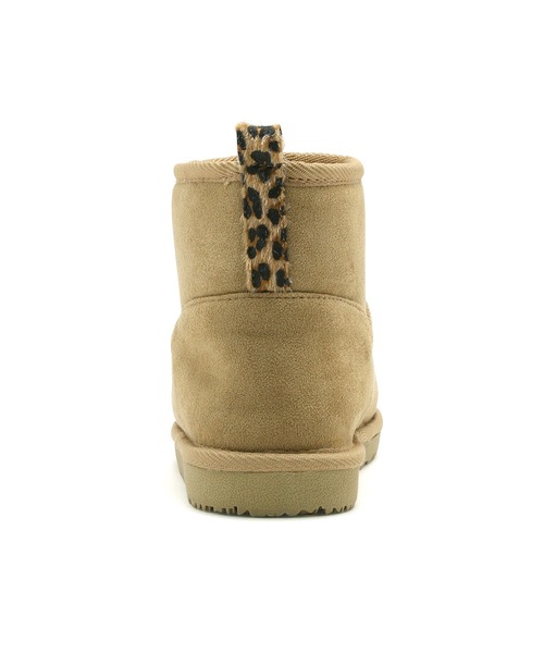 ROPE' PICNIC（ロペピクニック）の「【KIDS】フェイクムートンブーツ（ブーツ・キッズ・ブラック/ベージュ・18/19/20/21）」の4枚目の写真