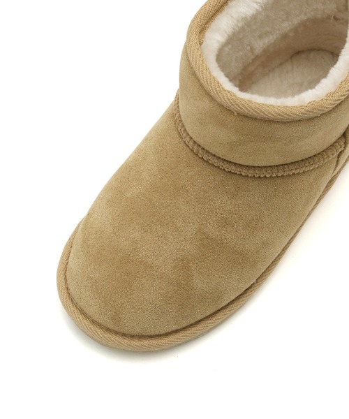 ROPE' PICNIC（ロペピクニック）の「【KIDS】フェイクムートンブーツ（ブーツ・キッズ・ブラック/ベージュ・18/19/20/21）」の5枚目の写真