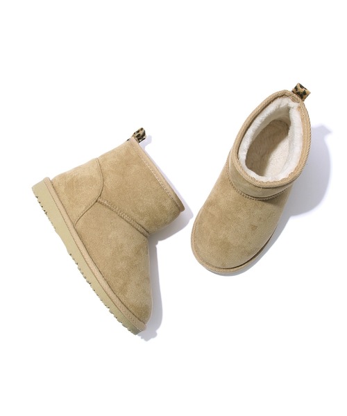 ROPE' PICNIC（ロペピクニック）の「【KIDS】フェイクムートンブーツ（ブーツ・キッズ・ブラック/ベージュ・18/19/20/21）」の20枚目の写真