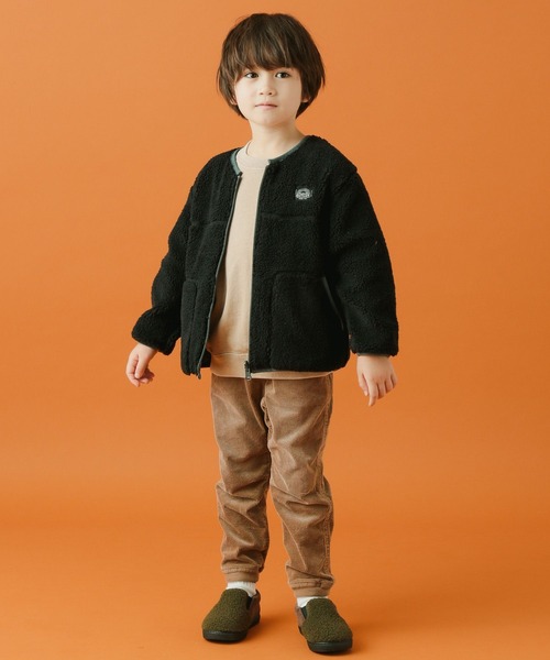 BAYFLOW（ベイフロー）の「リバーシブルボアブルゾン（ブルゾン・キッズ・ブラック/ベージュ/ピンク/グリーン・110cm/100cm/120cm/130cm/140cm）」の19枚目の写真