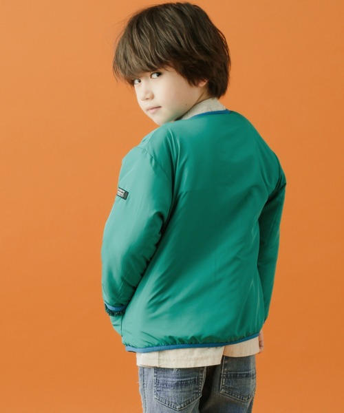 BAYFLOW（ベイフロー）の「リバーシブルボアブルゾン（ブルゾン・キッズ・ブラック/ベージュ/ピンク/グリーン・110cm/100cm/120cm/130cm/140cm）」の21枚目の写真