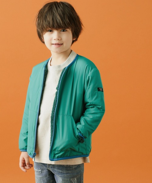 BAYFLOW（ベイフロー）の「リバーシブルボアブルゾン（ブルゾン・キッズ・ブラック/ベージュ/ピンク/グリーン・110cm/100cm/120cm/130cm/140cm）」の22枚目の写真