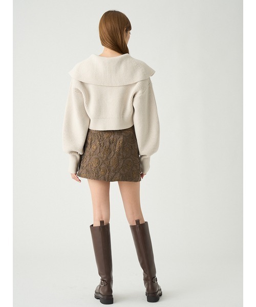 SNIDEL（スナイデル）の「スキッパーニットプルオーバー（ニット