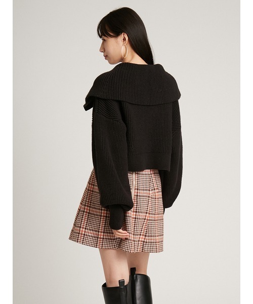 SNIDEL（スナイデル）の「スキッパーニットプルオーバー（ニット