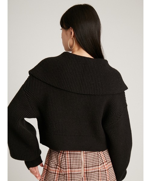 SNIDEL（スナイデル）の「スキッパーニットプルオーバー（ニット