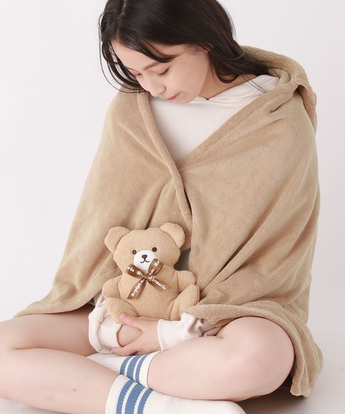 repipi armario（レピピ アルマリオ）の「温感クマクッション（その他雑貨・キッズ・ブラウン・FREE）」の7枚目の写真