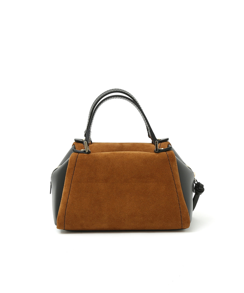 Rouge vif(ルージュヴィフ)の「【LORISTELLA】レザーコンビハンドバッグ(ハンドバッグ・レディース・ブラック・フリー)」の4枚目の写真