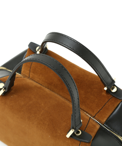 Rouge vif(ルージュヴィフ)の「【LORISTELLA】レザーコンビハンドバッグ(ハンドバッグ・レディース・ブラック・フリー)」の5枚目の写真