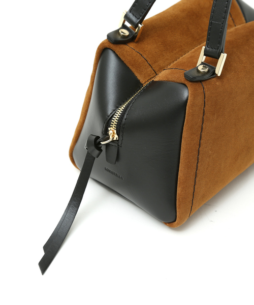 Rouge vif(ルージュヴィフ)の「【LORISTELLA】レザーコンビハンドバッグ(ハンドバッグ・レディース・ブラック・フリー)」の6枚目の写真