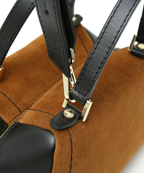 Rouge vif(ルージュヴィフ)の「【LORISTELLA】レザーコンビハンドバッグ(ハンドバッグ・レディース・ブラック・フリー)」の7枚目の写真