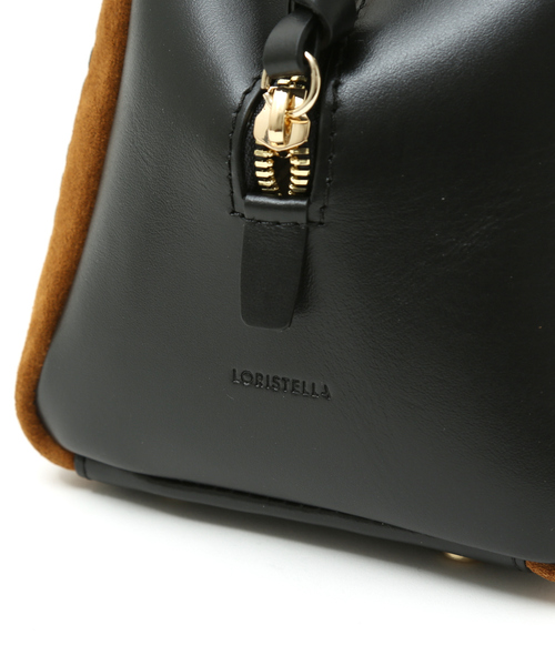 Rouge vif(ルージュヴィフ)の「【LORISTELLA】レザーコンビハンドバッグ(ハンドバッグ・レディース・ブラック・フリー)」の8枚目の写真