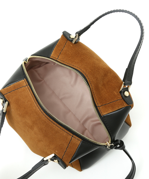 Rouge vif(ルージュヴィフ)の「【LORISTELLA】レザーコンビハンドバッグ(ハンドバッグ・レディース・ブラック・フリー)」の9枚目の写真