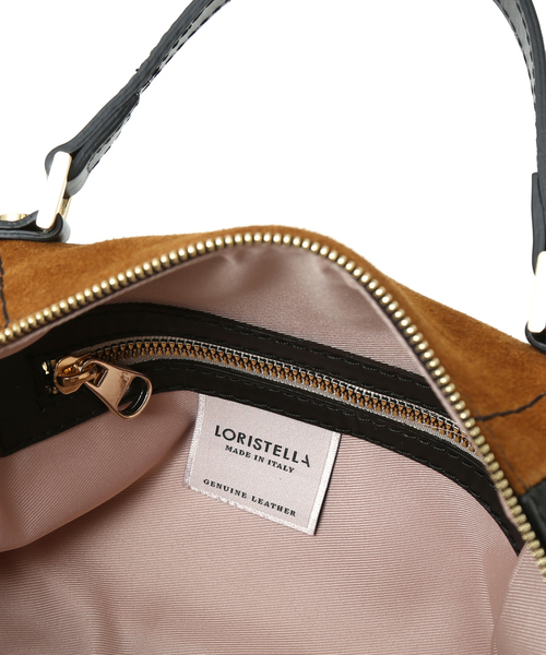 Rouge vif(ルージュヴィフ)の「【LORISTELLA】レザーコンビハンドバッグ(ハンドバッグ・レディース・ブラック・フリー)」の10枚目の写真