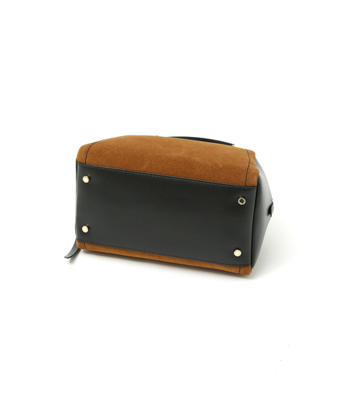 Rouge vif(ルージュヴィフ)の「【LORISTELLA】レザーコンビハンドバッグ(ハンドバッグ・レディース・ブラック・フリー)」の12枚目の写真