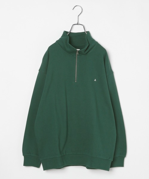 GLOBAL WORK(グローバルワーク)の「ハーフZIPスウェット/AND YUA ANY/ 165278(スウェット・キッズ・グリーン/ライトグレー/チャコールグレー・160cm/150cm)」の17枚目の写真