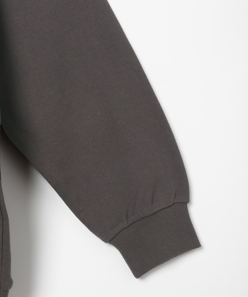 GLOBAL WORK(グローバルワーク)の「ハーフZIPスウェット/AND YUA ANY/ 165278(スウェット・キッズ・グリーン/ライトグレー/チャコールグレー・160cm/150cm)」の20枚目の写真