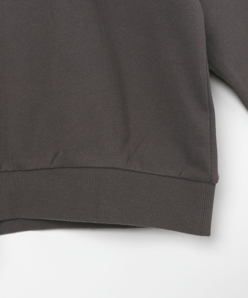 GLOBAL WORK(グローバルワーク)の「ハーフZIPスウェット/AND YUA ANY/ 165278(スウェット・キッズ・グリーン/ライトグレー/チャコールグレー・160cm/150cm)」の21枚目の写真