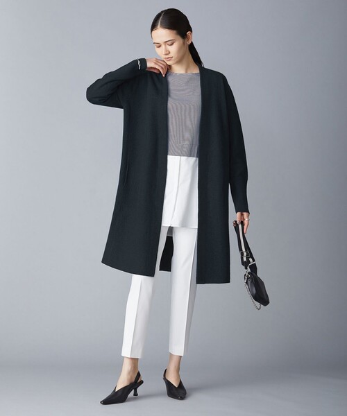 ICB(アイシービー)の「ミルドウール ロングカーディガン(カーディガン/ボレロ・レディース・グレー系/パイングリーン系/ライトイエロー系・SMALL/X-SMALL)」の11枚目の写真