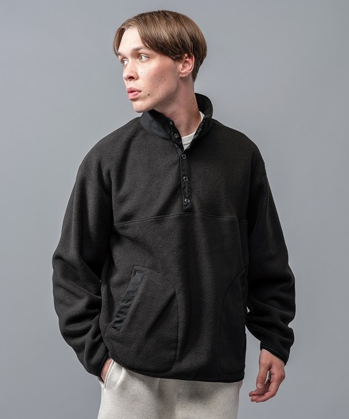 MR.OLIVE ミスターオリーブ / MELTON FLEECE / STAND ANORAK メルトン 