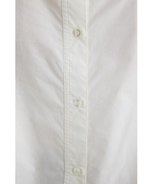 STYLEMIXER（スタイルミキサー）の「スタンドカラーロングシャツ（シャツ/ブラウス・レディース・ブラック/ホワイト/サックスブルー・FREE）」の6枚目の写真