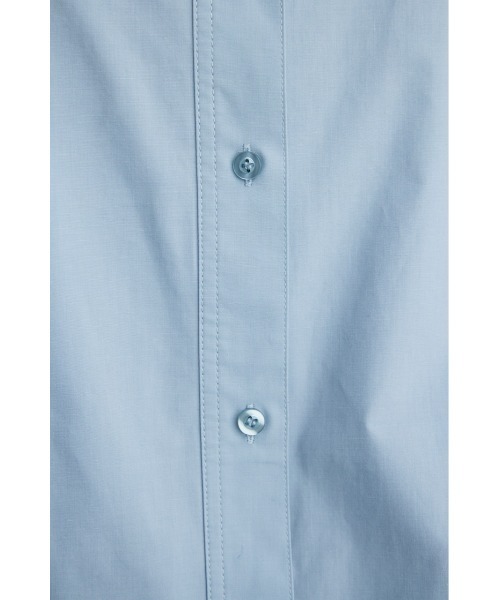 STYLEMIXER（スタイルミキサー）の「スタンドカラーロングシャツ（シャツ/ブラウス・レディース・ブラック/ホワイト/サックスブルー・FREE）」の8枚目の写真