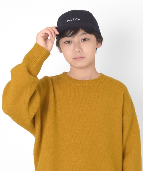 GLAZOS(グラソス)の「【NAUTICA】フラットバイザーツイルキャップ(キャップ・キッズ・ネイビー・フリー)」の3枚目の写真