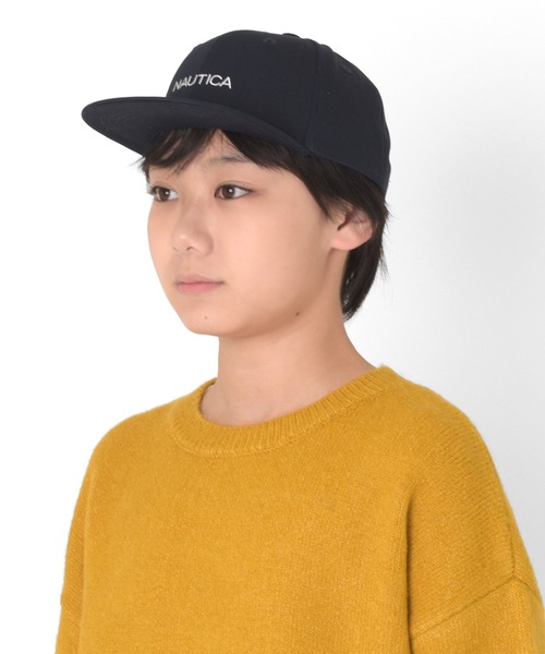 GLAZOS(グラソス)の「【NAUTICA】フラットバイザーツイルキャップ(キャップ・キッズ・ネイビー・フリー)」の4枚目の写真