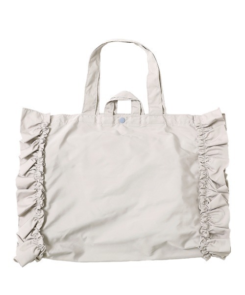 devirock(デビロック)の「フリルレッスンバッグ(トートバッグ・キッズ・グレー系その他/スモークピンク/パープル/ネイビー・ONE SIZE)」の9枚目の写真