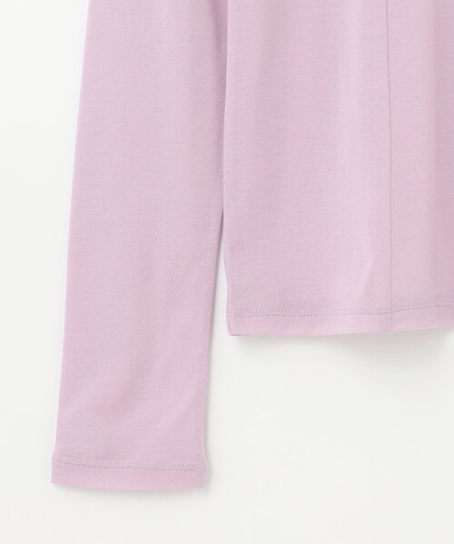 GRACE CONTINENTAL(グレースコンチネンタル)の「シアー切替トップ(Tシャツ/カットソー・レディース・ブラック/ホワイト/ラベンダー・36)」の20枚目の写真