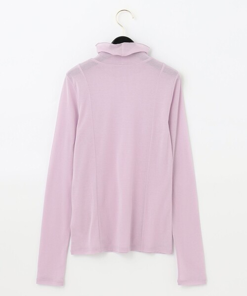 GRACE CONTINENTAL(グレースコンチネンタル)の「シアー切替トップ(Tシャツ/カットソー・レディース・ブラック/ホワイト/ラベンダー・36)」の21枚目の写真