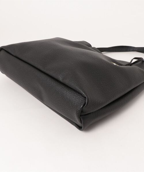 ADPOSION（アドポーション）の「【WEB限定】フェイクレザートートバッグ（トートバッグ・レディース・アイボリー/カーキ/ブラック/キャメル/グレイッシュベージュ・FREE）」の18枚目の写真