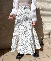 OLIVE des OLIVE | 【WEB限定カラー有】ビットベルト付きフレアスカート(スカート)