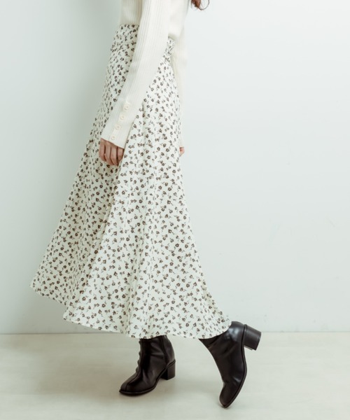 OLIVE des OLIVE（オリーブデオリーブ）の「【WEB限定カラー有】ビットベルト付きフレアスカート（スカート・レディース・ミント/チェック/スミクロ/オフホワイト/サックスブルー・FREE）」の10枚目の写真