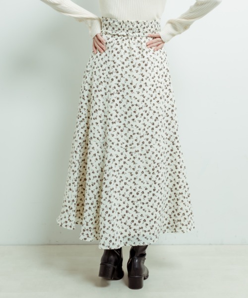 OLIVE des OLIVE（オリーブデオリーブ）の「【WEB限定カラー有】ビットベルト付きフレアスカート（スカート・レディース・ミント/チェック/スミクロ/オフホワイト/サックスブルー・FREE）」の11枚目の写真