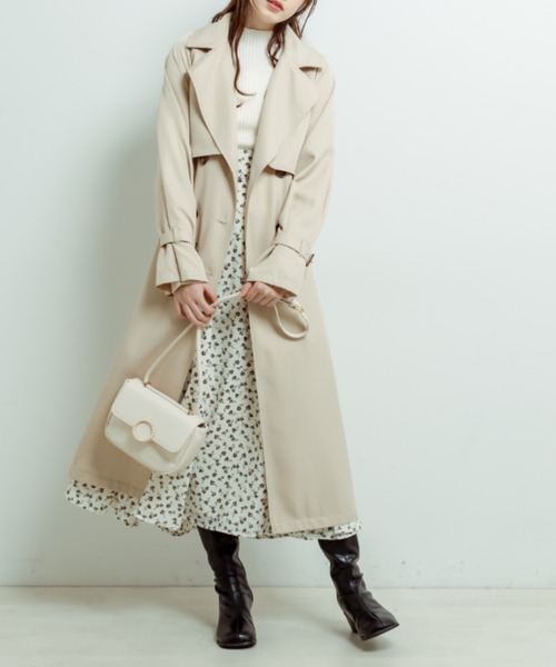 OLIVE des OLIVE（オリーブデオリーブ）の「【WEB限定カラー有】ビットベルト付きフレアスカート（スカート・レディース・ミント/チェック/スミクロ/オフホワイト/サックスブルー・FREE）」の12枚目の写真