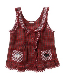 PINK HOUSE | スコッチテリア刺繍タータンチェックベスト(ベスト)