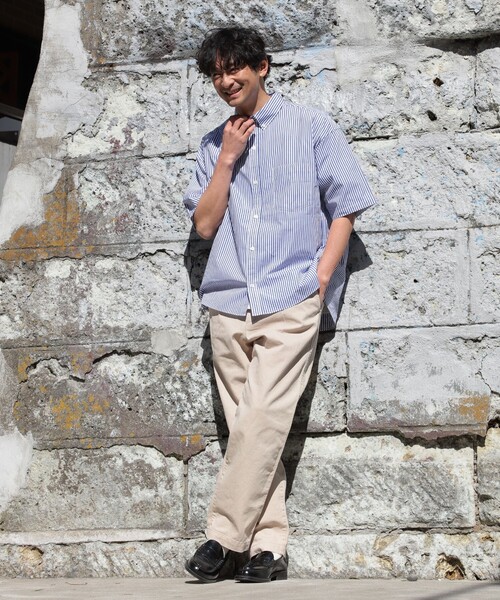 B:MING by BEAMS（ビーミングバイビームス）の「B:MING by BEAMS / ヘリンボーン チノ パンツ（チノパンツ・メンズ・ブラック/オリーブ/ベージュ・SMALL/MEDIUM/LARGE/X-LARGE）」の4枚目の写真