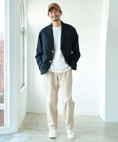 B:MING by BEAMS（ビーミングバイビームス）の「B:MING by BEAMS / ヘリンボーン チノ パンツ（チノパンツ・メンズ・ブラック/オリーブ/ベージュ・SMALL/MEDIUM/LARGE/X-LARGE）」の9枚目の写真