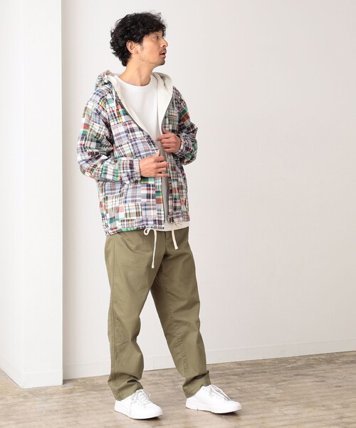 B:MING by BEAMS（ビーミングバイビームス）の「B:MING by BEAMS / ヘリンボーン チノ パンツ（チノパンツ・メンズ・ブラック/オリーブ/ベージュ・SMALL/MEDIUM/LARGE/X-LARGE）」の11枚目の写真