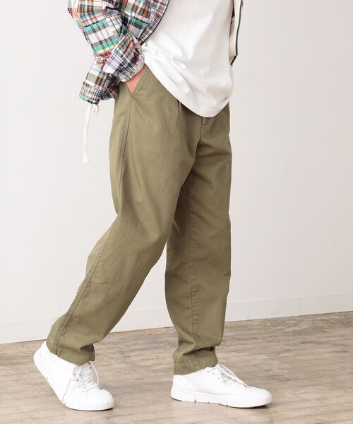 B:MING by BEAMS（ビーミングバイビームス）の「B:MING by BEAMS / ヘリンボーン チノ パンツ（チノパンツ・メンズ・ブラック/オリーブ/ベージュ・SMALL/MEDIUM/LARGE/X-LARGE）」の15枚目の写真