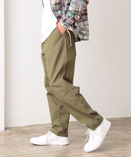 B:MING by BEAMS（ビーミングバイビームス）の「B:MING by BEAMS / ヘリンボーン チノ パンツ（チノパンツ・メンズ・ブラック/オリーブ/ベージュ・SMALL/MEDIUM/LARGE/X-LARGE）」の16枚目の写真