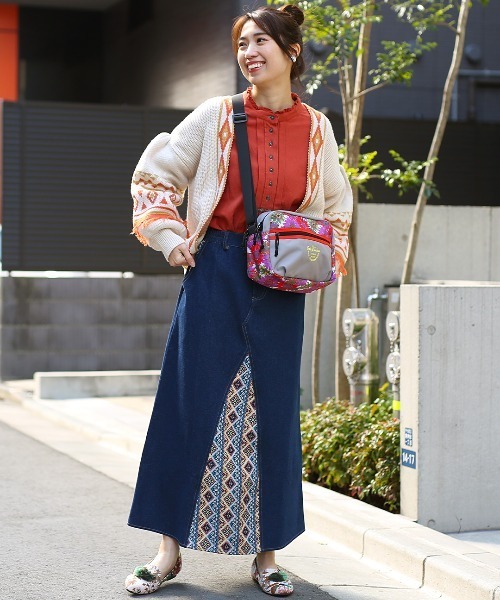 チチカカ(チチカカ)の「セパレートショルダーバッグ(ショルダーバッグ・レディース・ブラック/グレー・FREE)」の8枚目の写真